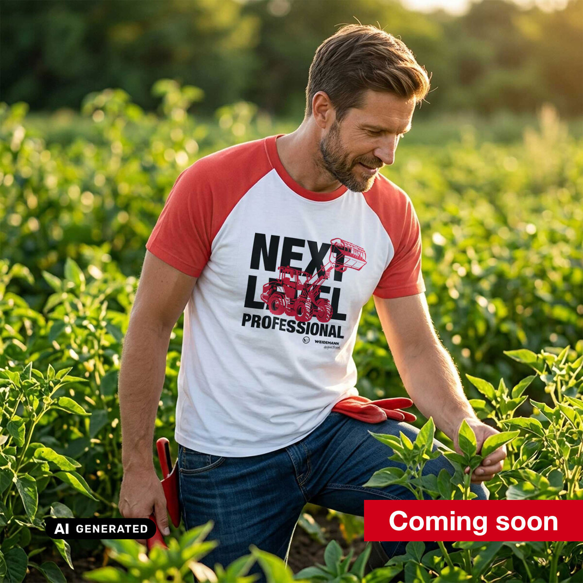 T-Shirt Men Raglan Next Level Professional