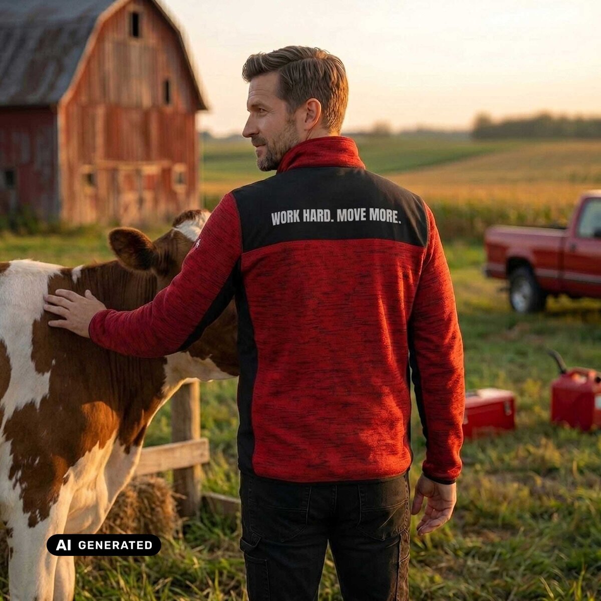 Jacke Polytricot Herren "Move More"