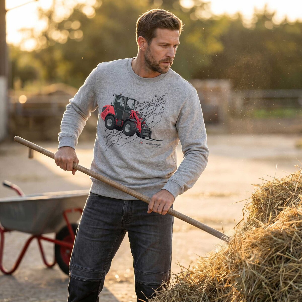 Sweatshirt Herren Radlader