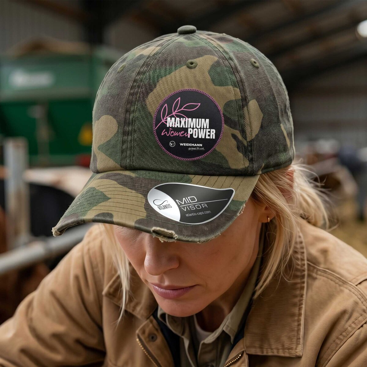 Cap Camouflage "Maximum Women Power"