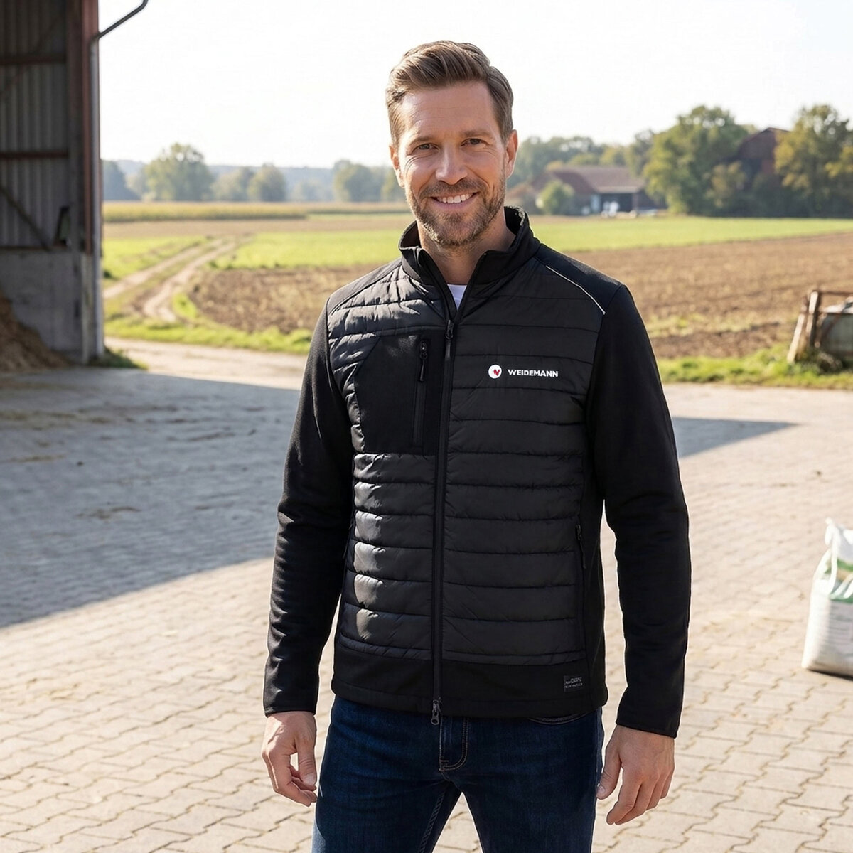 Jacket hybrid men James & Nicholson®