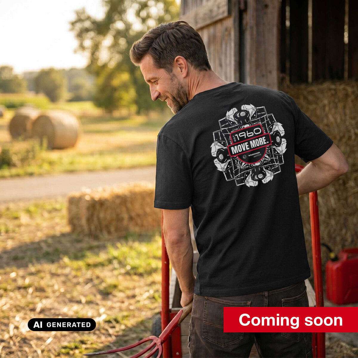 T-Shirt Herren Oversize Move More