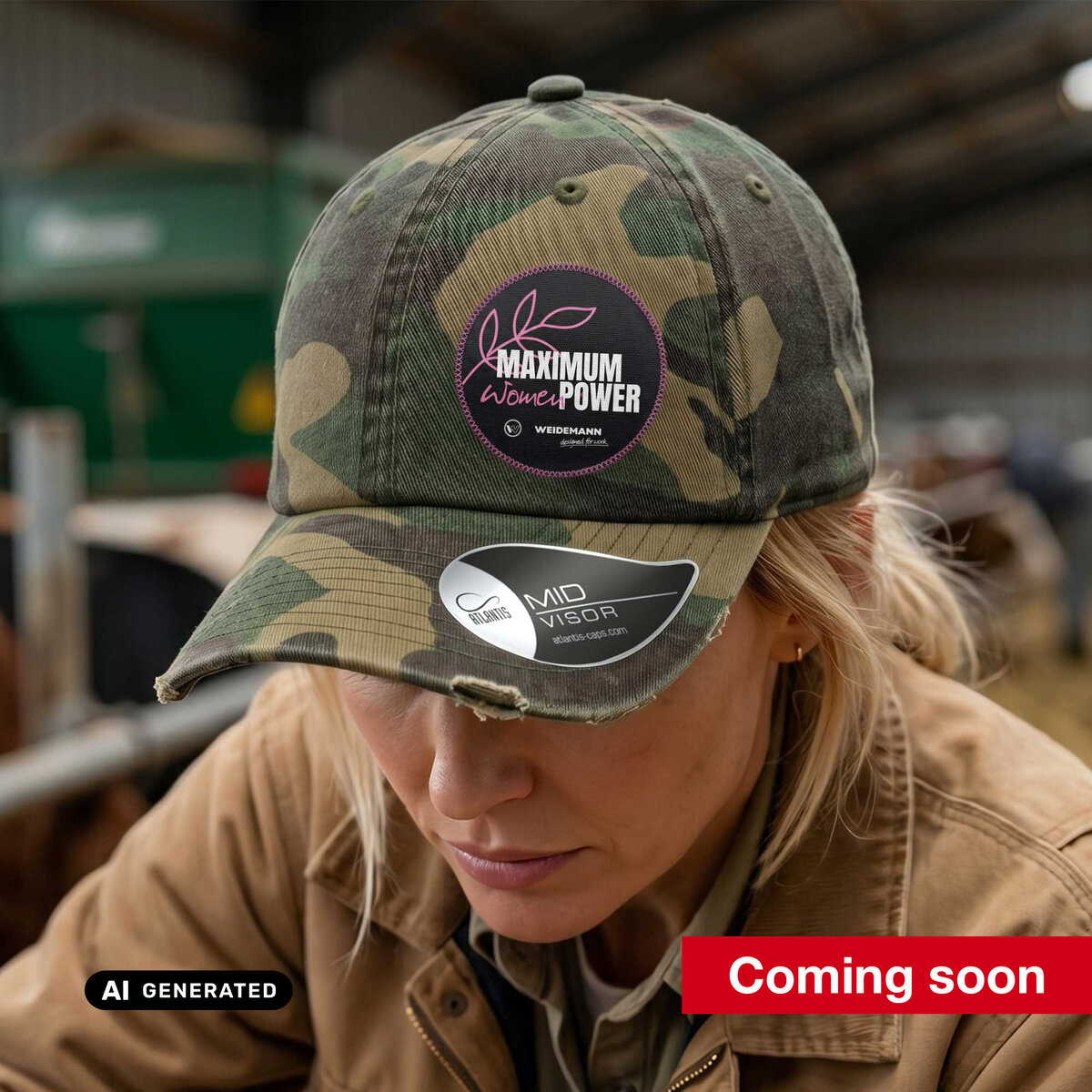 Cap Camouflage "Maximum Women Power"