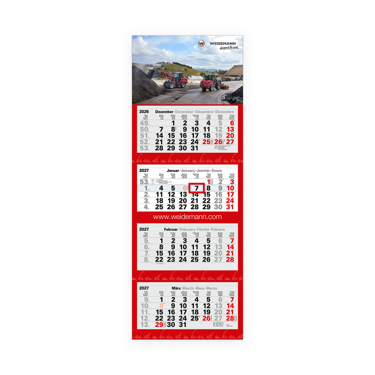 4-Month Calendar